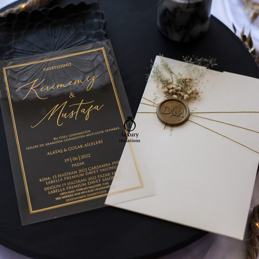 Faire Part Mariage Enveloppe 017 – Luxury Invitations