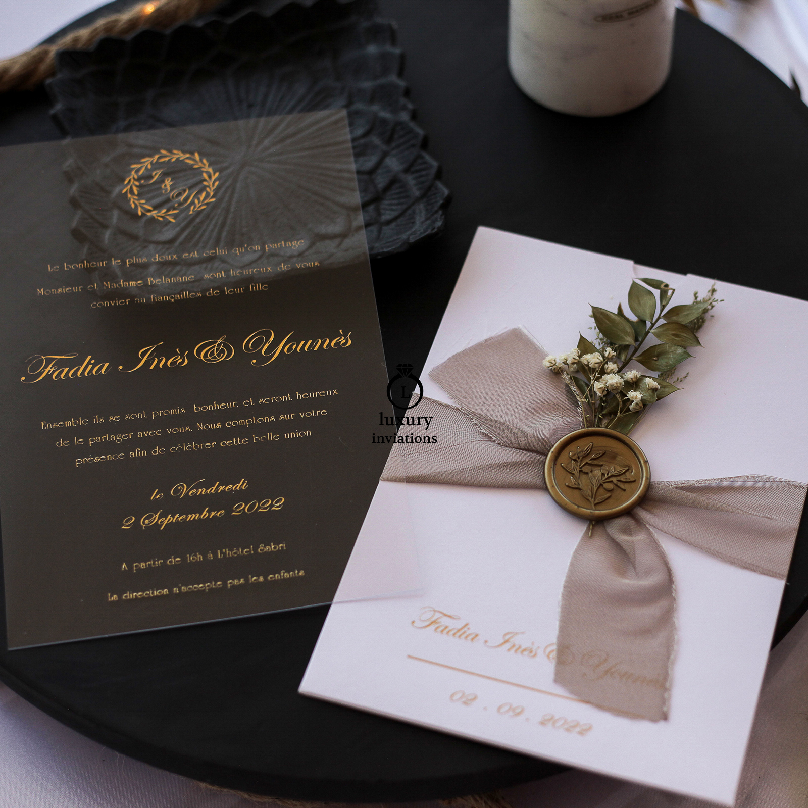 Faire Part Mariage Enveloppe 019 – Luxury Invitations