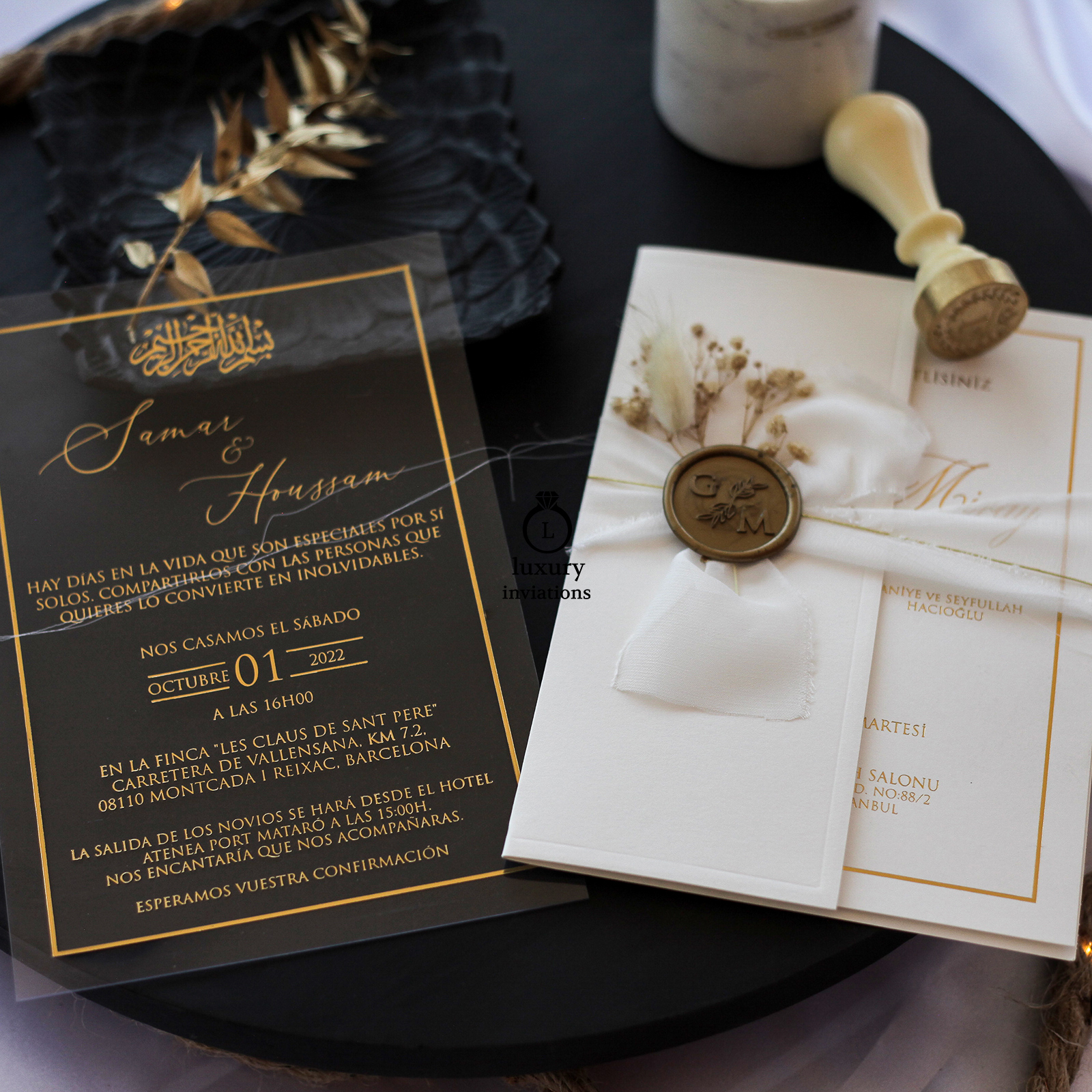 Faire Part Mariage Enveloppe 021 – Luxury Invitations