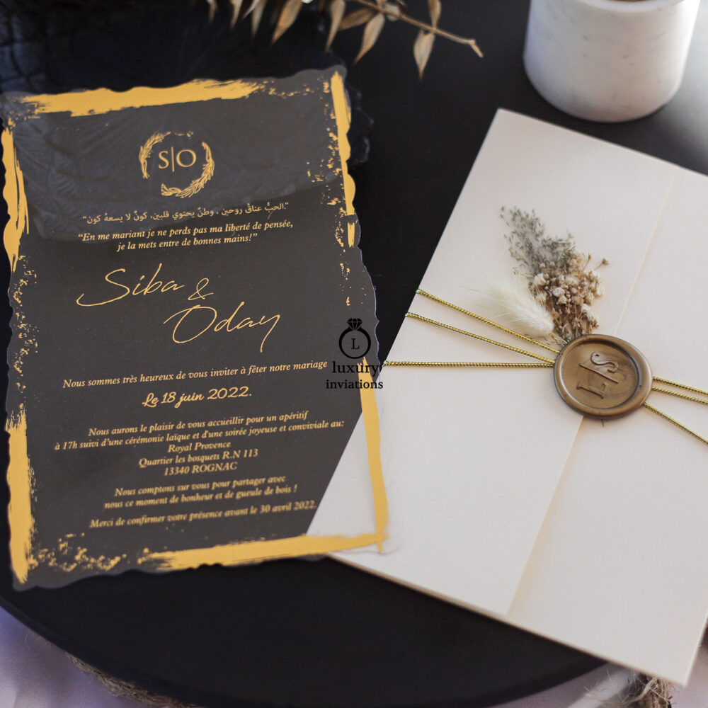 Faire Part Mariage Enveloppe 017 – Luxury Invitations